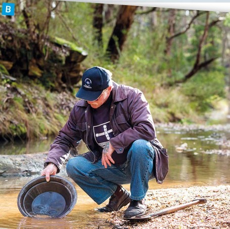 Photo B - prospecting